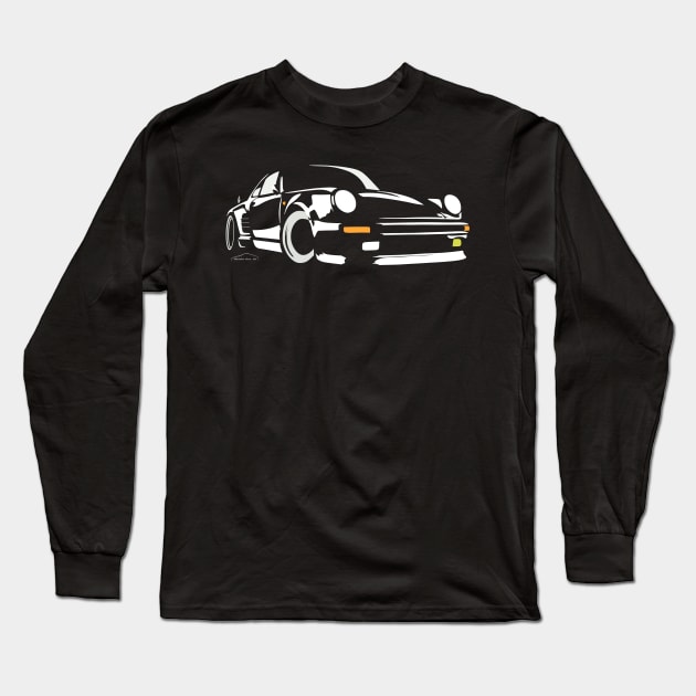 Classic Porsche 911 Turbo Long Sleeve T-Shirt by Randomart